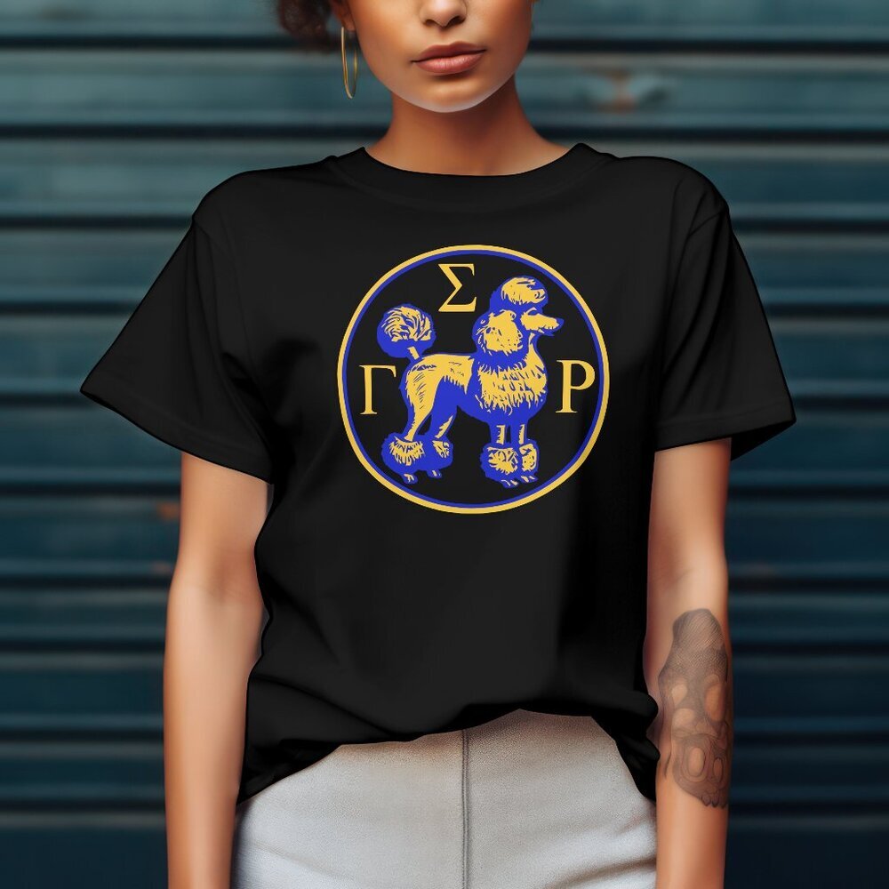 Sigma Gamma Rho Women's T-shirt Black 100% Cotton - Picture 3 of 3